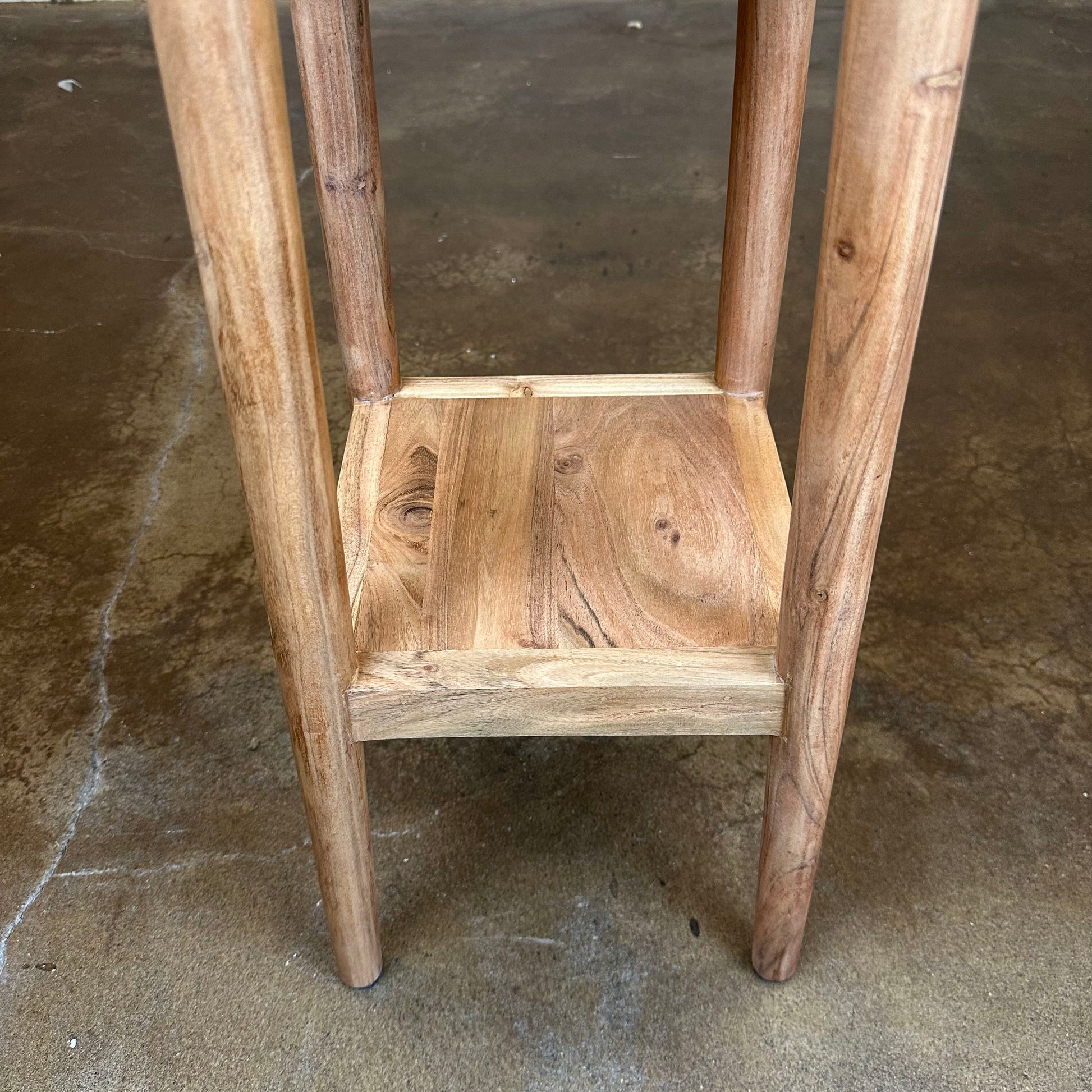 Natural Acacia Plant Stand C SIDE TABLES