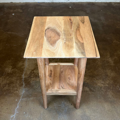 Natural Acacia Plant Stand C SIDE TABLES