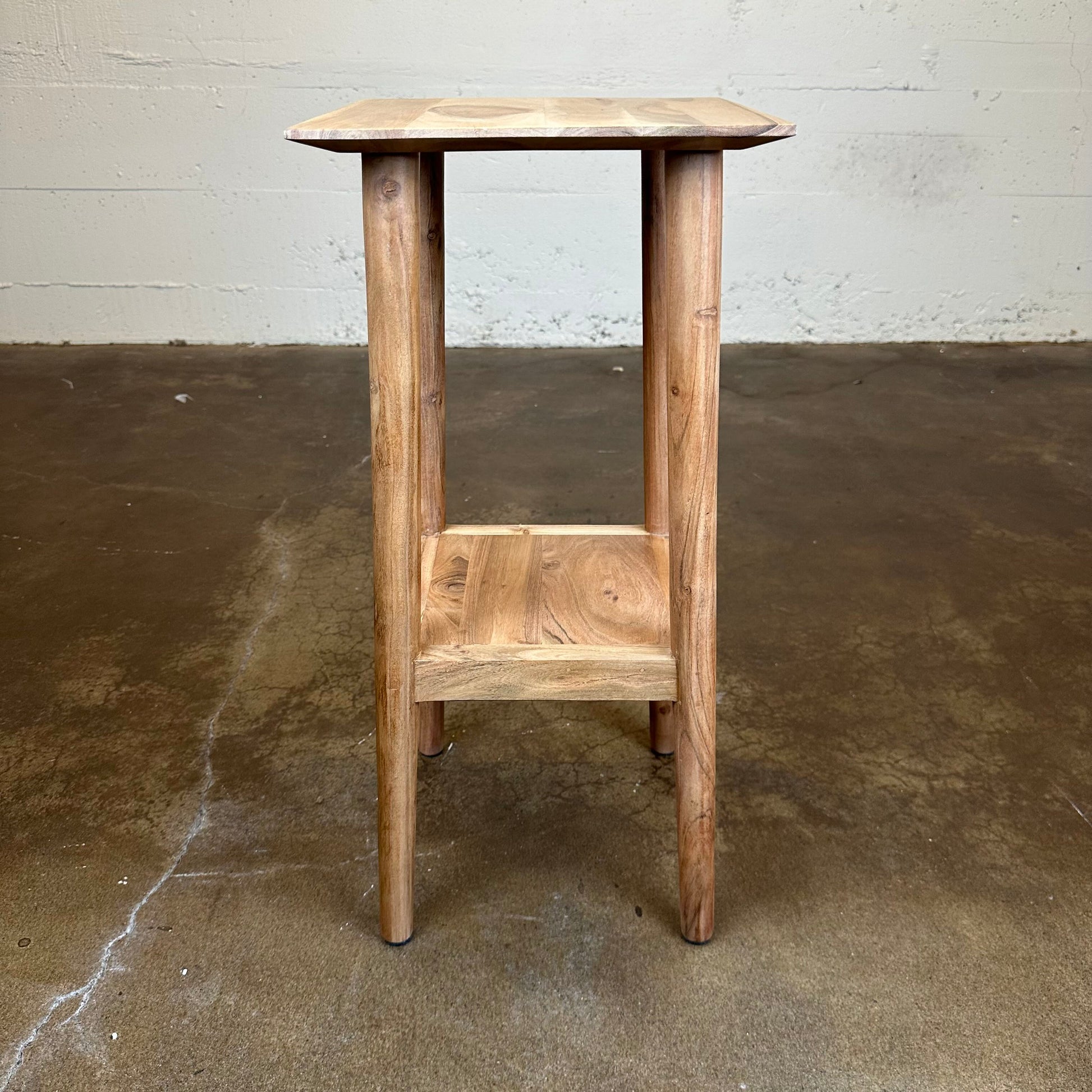 Natural Acacia Plant Stand C SIDE TABLES