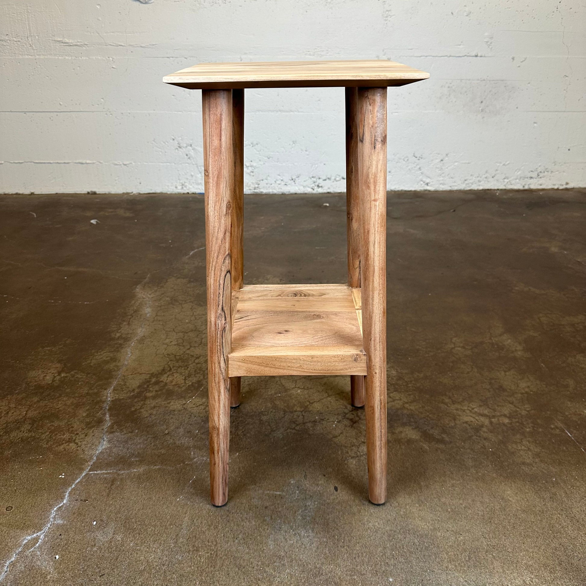 Natural Acacia Plant Stand C SIDE TABLES