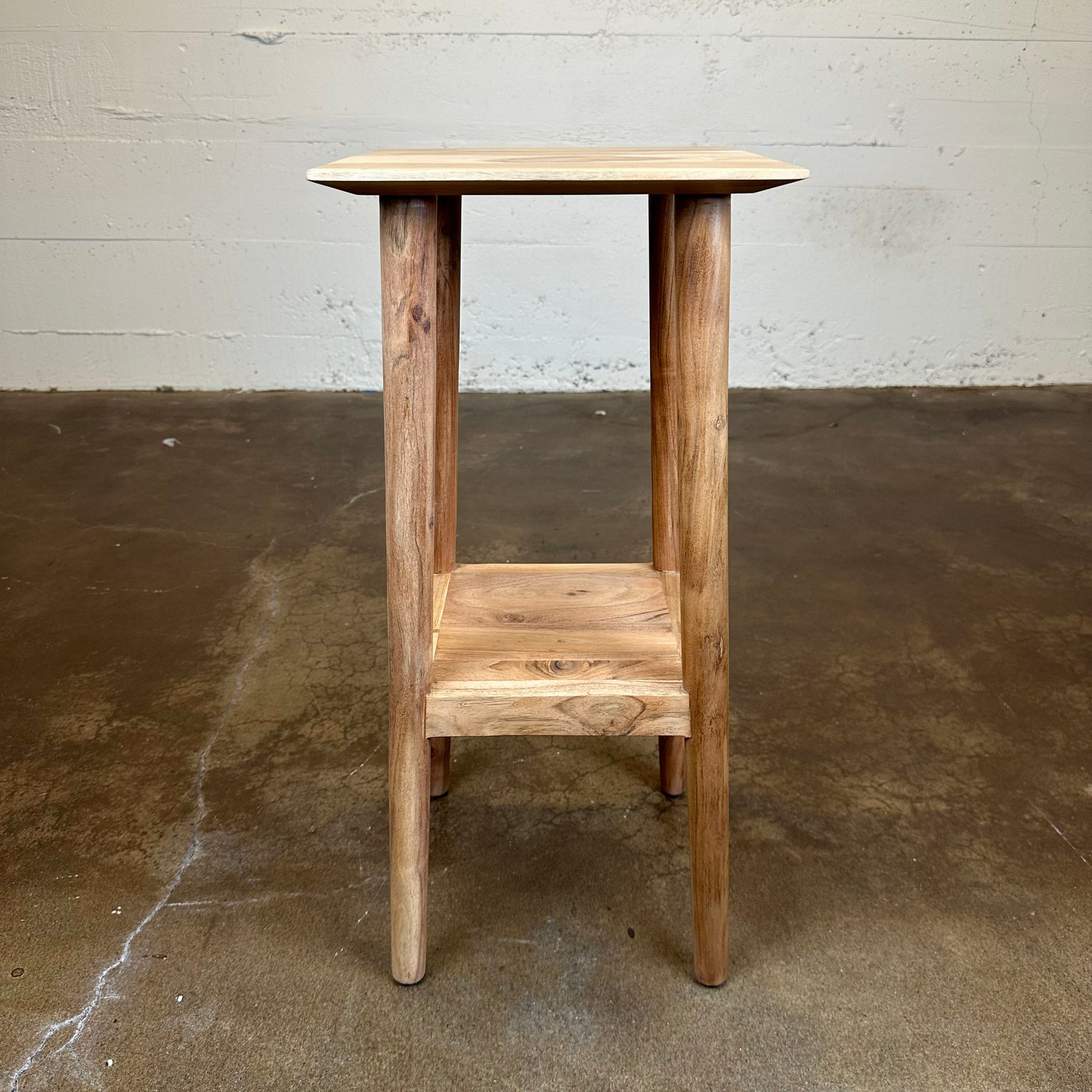 Natural Acacia Plant Stand C SIDE TABLES
