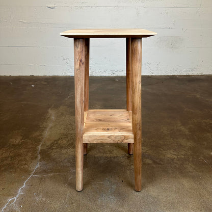 Natural Acacia Plant Stand C SIDE TABLES