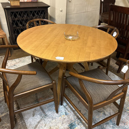 Natural Round Dining Table