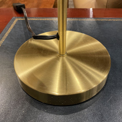 Gold Finish Pipe Table Lamp