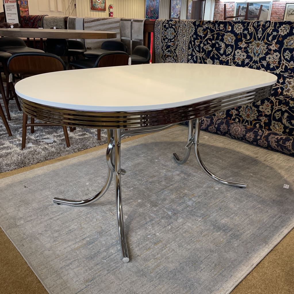 Retro Oval Dinette Table