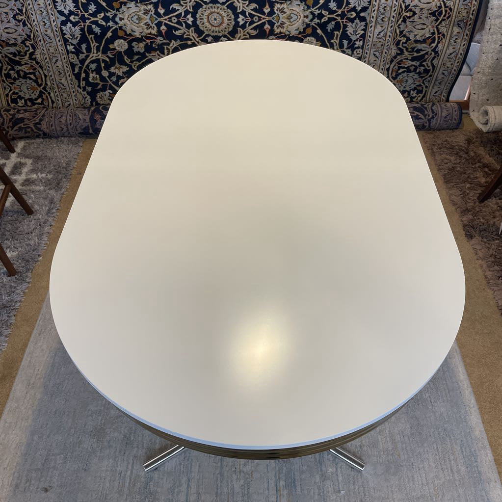 Retro Oval Dinette Table