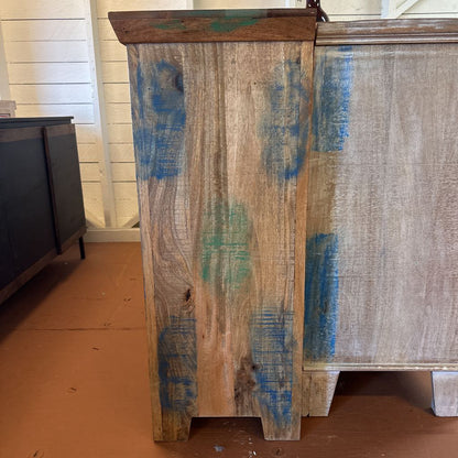 Distressed Shutter Sideboard