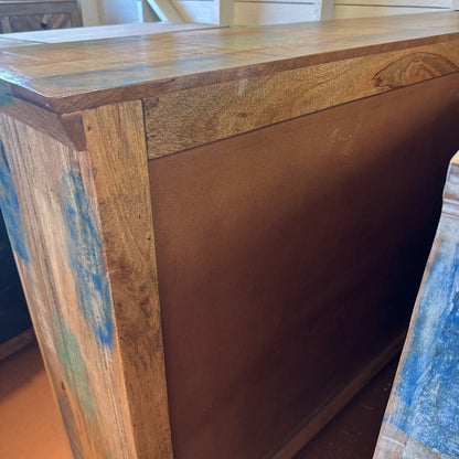 Distressed Shutter Sideboard