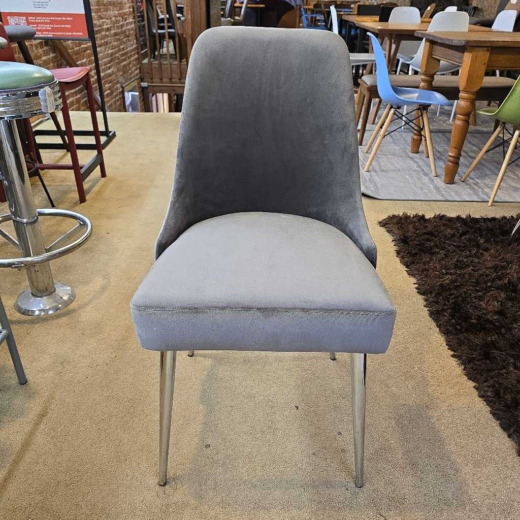Loden Chrome Dining Chair C DINING CHAIRS
