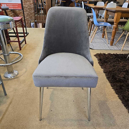 Loden Chrome Dining Chair C DINING CHAIRS