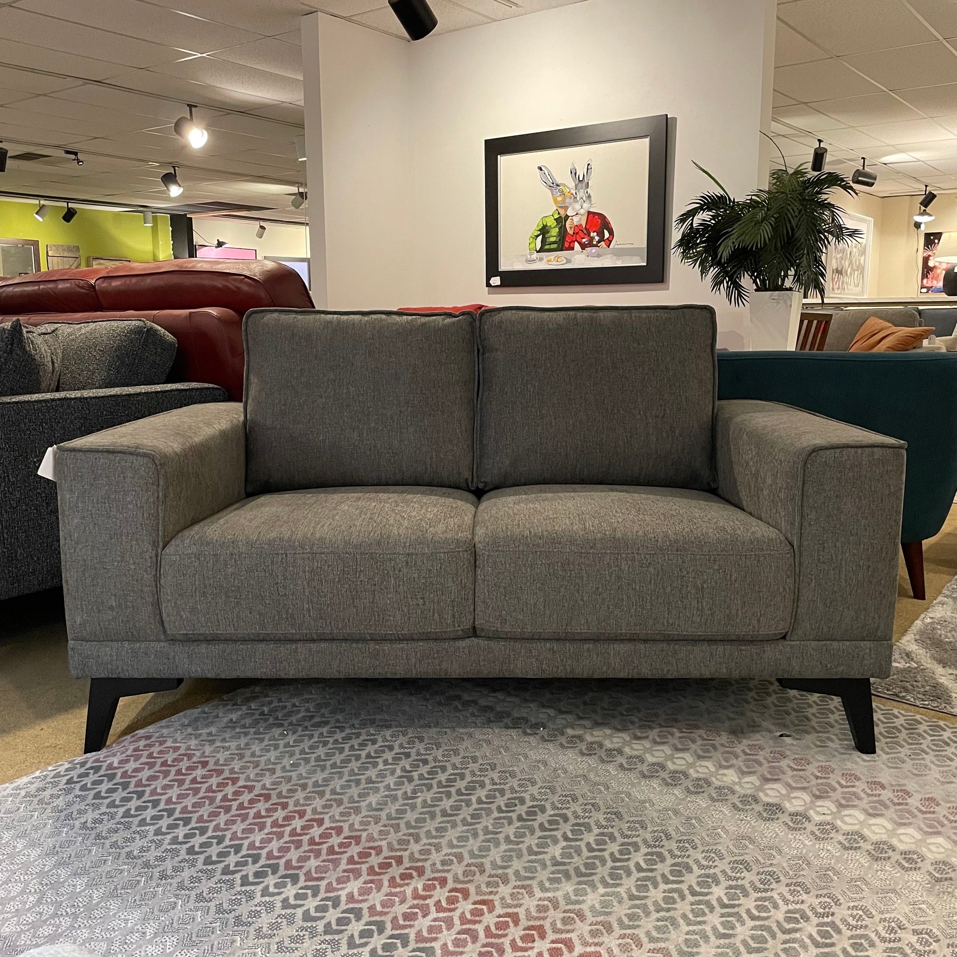 Graphite Mod Loveseat U LOVESEATS