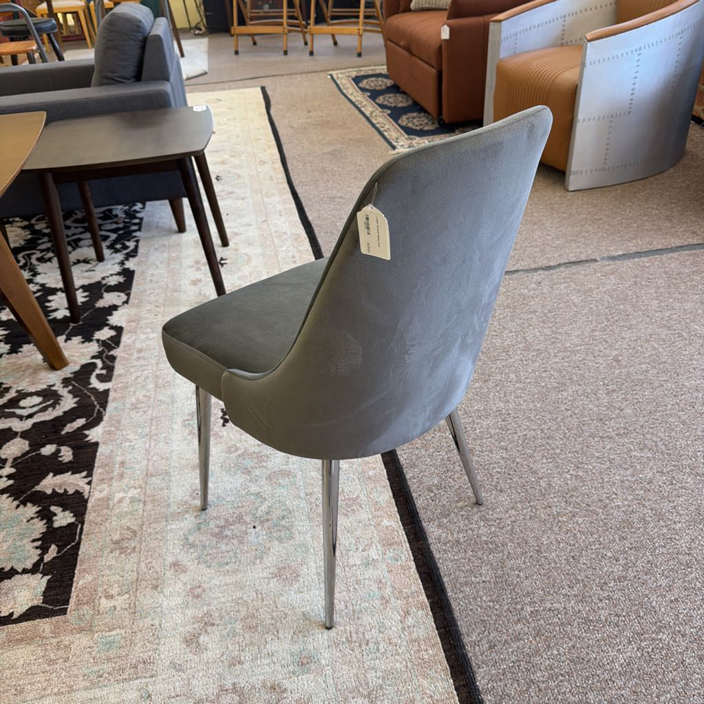 Loden Chrome Dining Chair C DINING CHAIRS