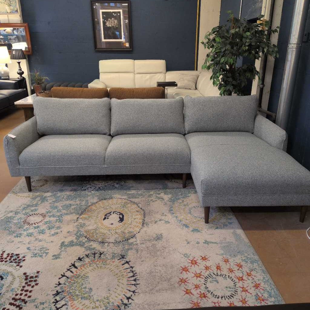 Mod Seaglass RAF Chaise Sectional