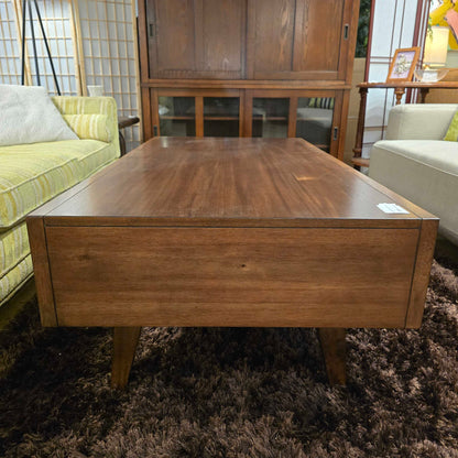 Burdell Coffee Table with Drawers
