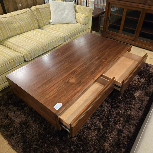 Burdell Coffee Table with Drawers