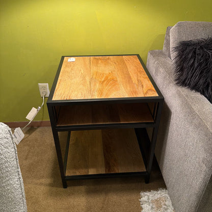 Industrial End Table