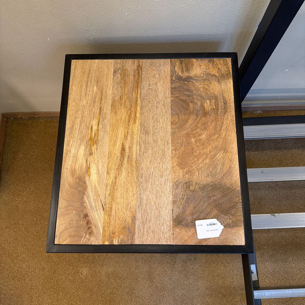 Industrial End Table