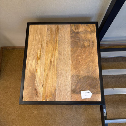 Industrial End Table