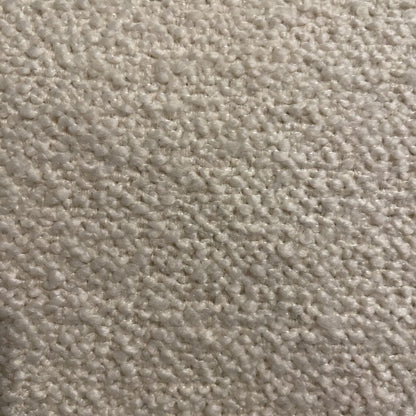 White Boucle Office Chair