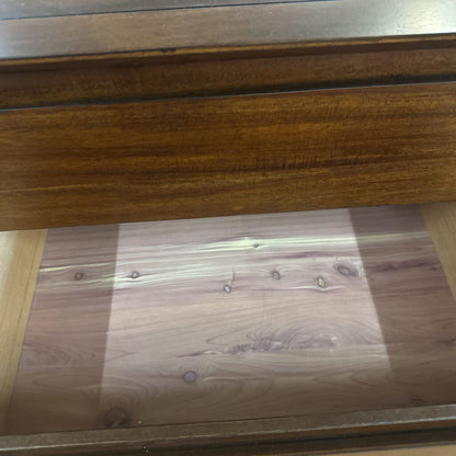 Close-up of a wooden surface with a visible grain pattern