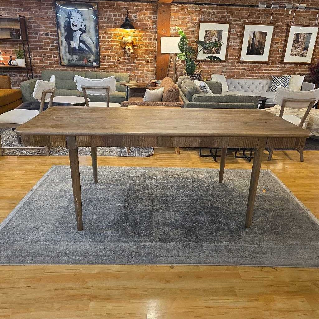 Fluted Mango Dining Table C DINING TABLES