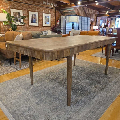 Fluted Mango Dining Table C DINING TABLES