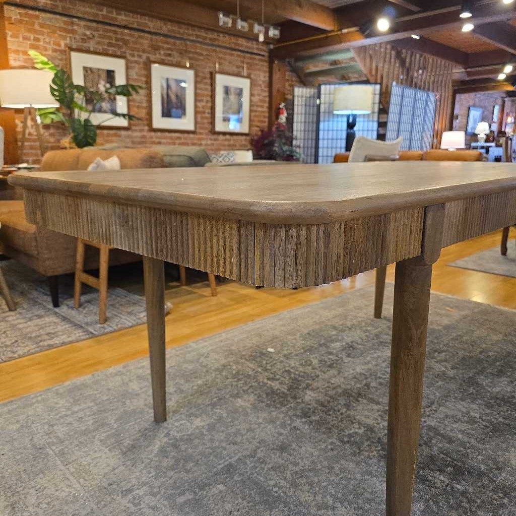 Fluted Mango Dining Table C DINING TABLES