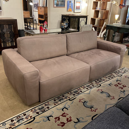 Truffle Leather Sofa