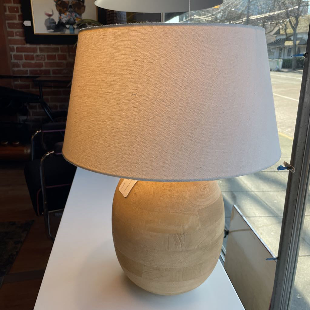 Natural Mango Wood Table Lamp LAMPS
