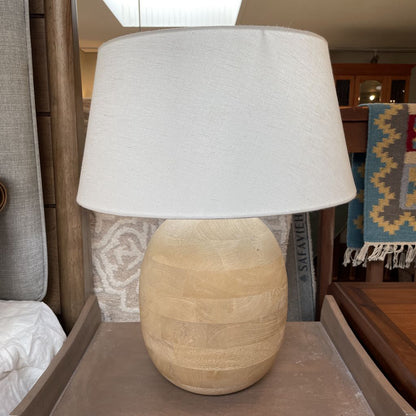 Natural Mango Wood Table Lamp LAMPS