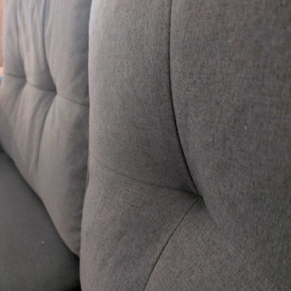 Slate Chaise blue sectional sofa