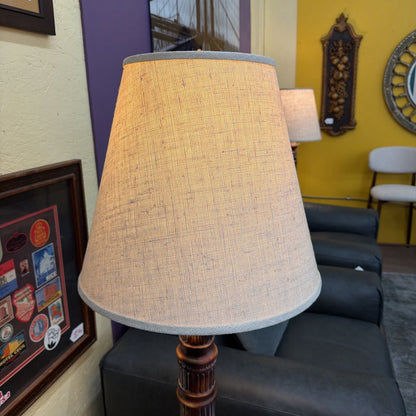 Airbrush Ceramic Tower Table Lamp