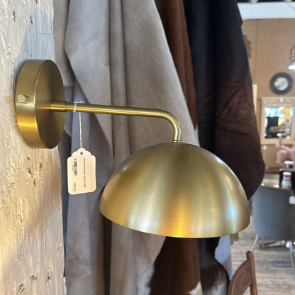 Brass Metal Dome Sconce Light LAMPS