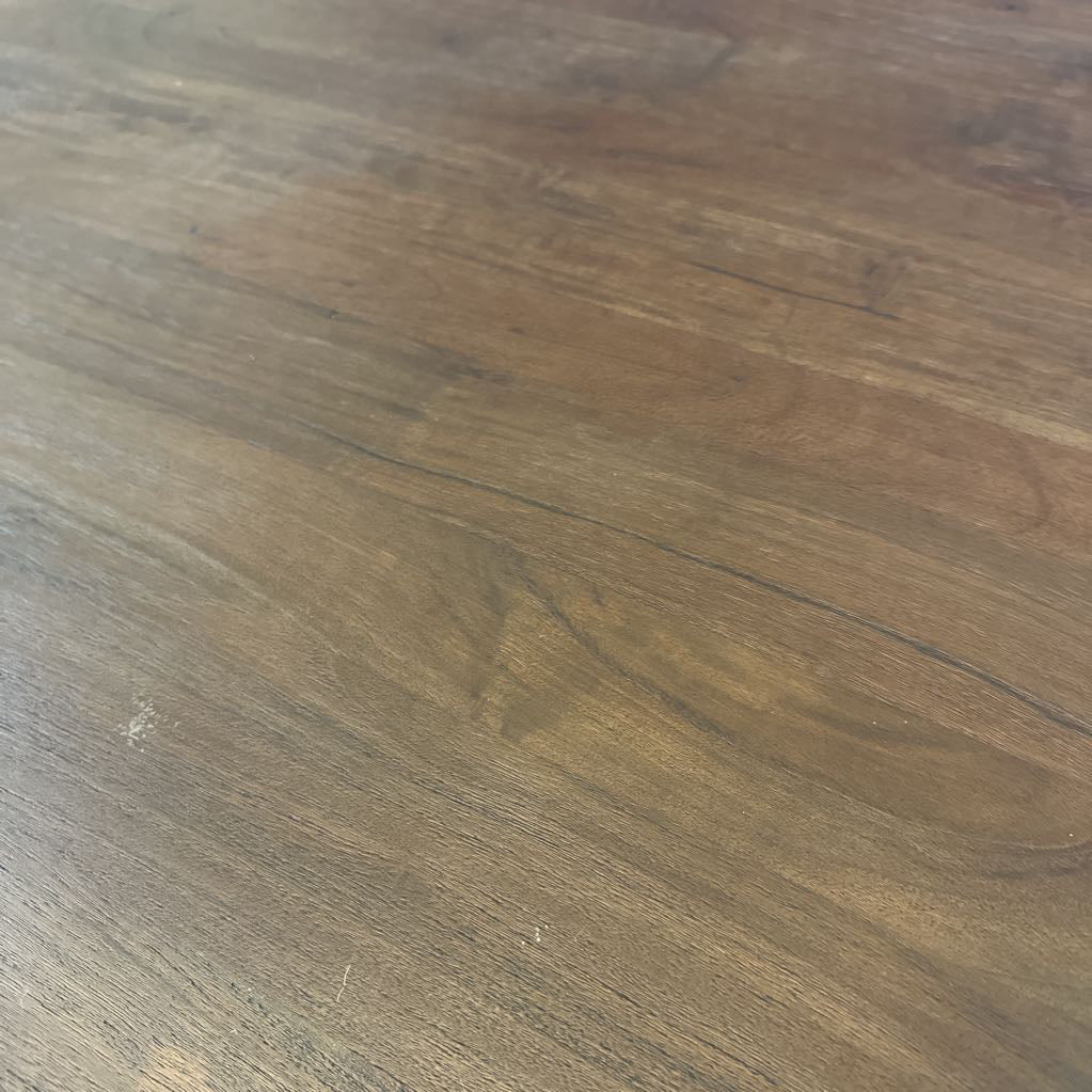 Round Dark Wood Coffee Table C COFFEE TABLES