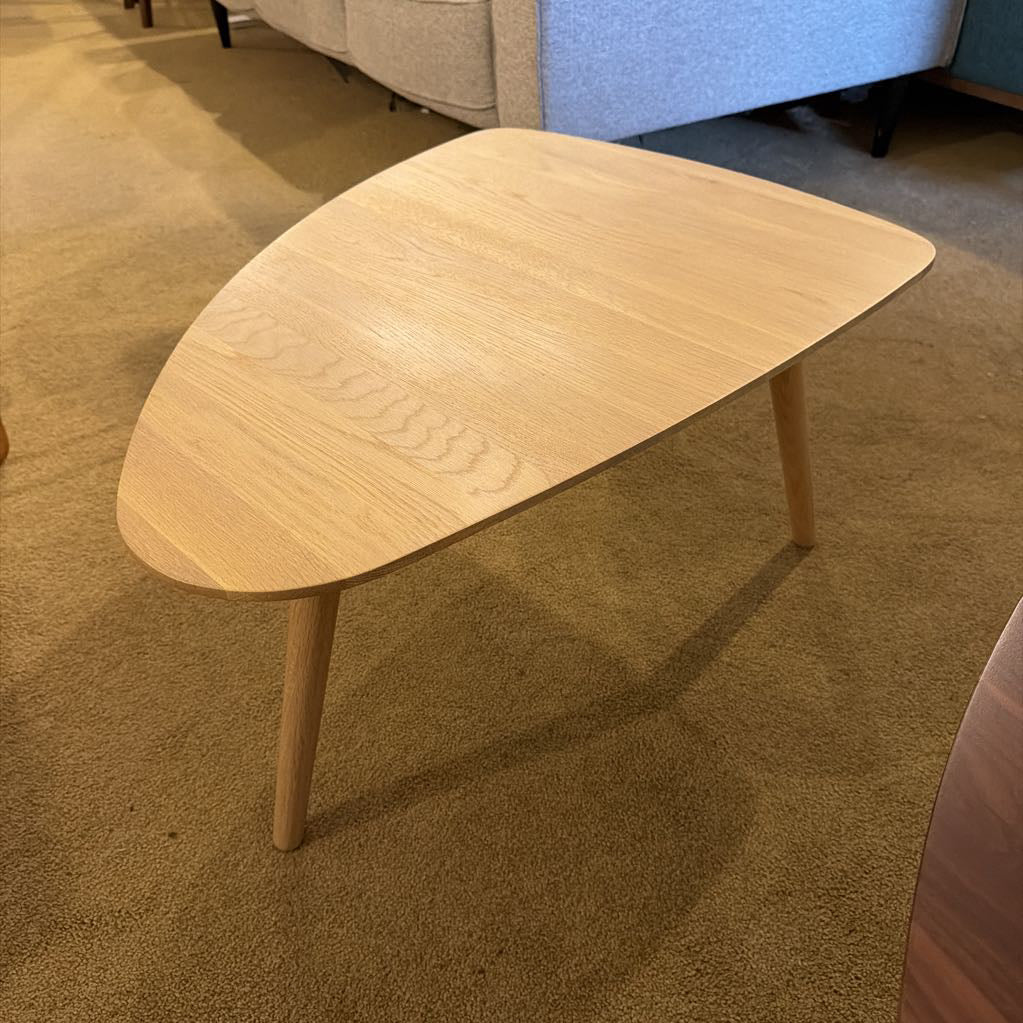 Oak Wedge Side Table