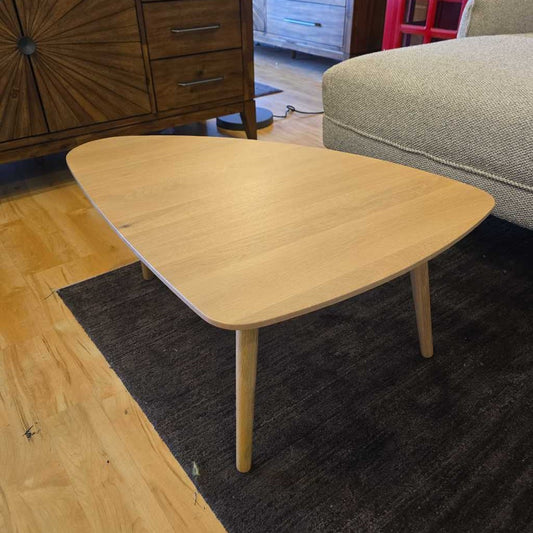 Oak Wedge Side Table