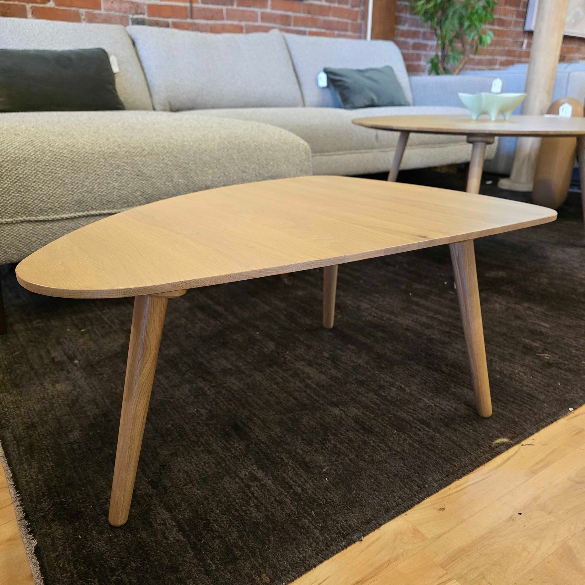 Oak Wedge Side Table C SIDE TABLES