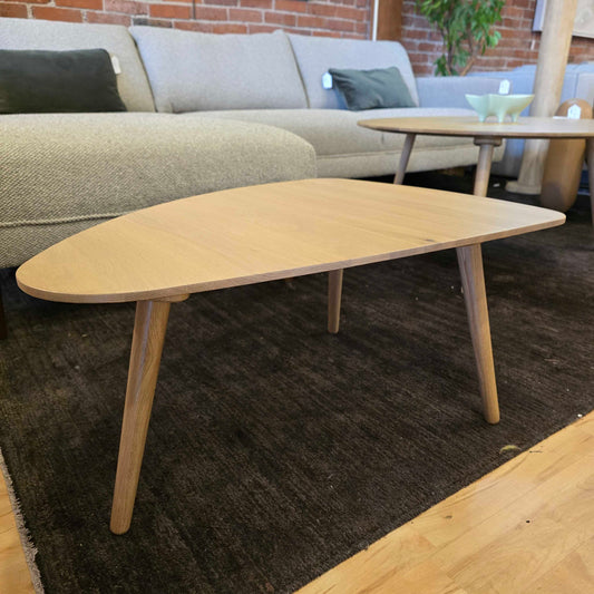 Oak Wedge Side Table