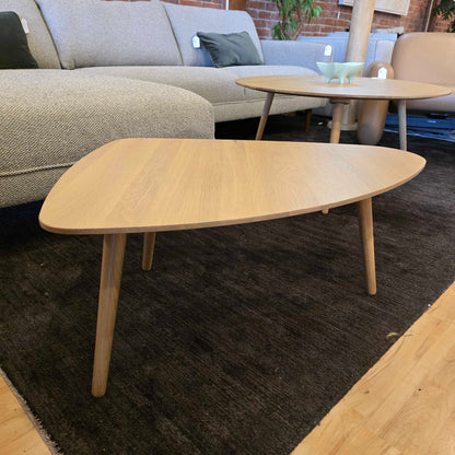 Oak Wedge Side Table