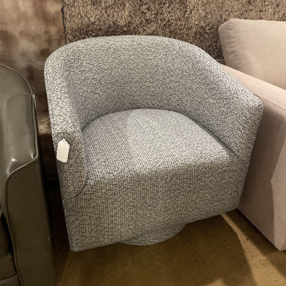 Blue Gray Swivel Chair