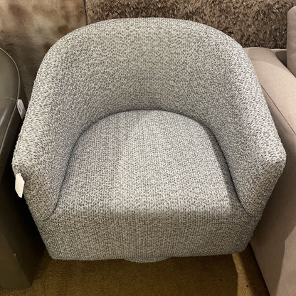 Blue Gray Swivel Chair