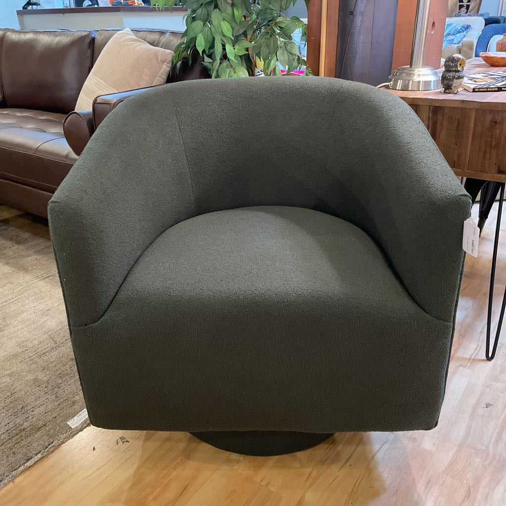 Green Swivel Chair U ACCENT CHAIRS