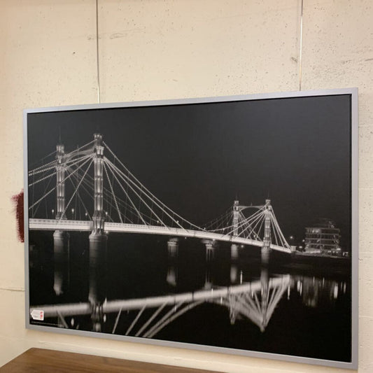 Large Framed Bridge Art
