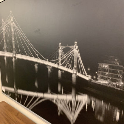 Large Framed Bridge Art
