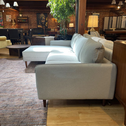 Egersund Dove Grey LAF Chaise Sectional