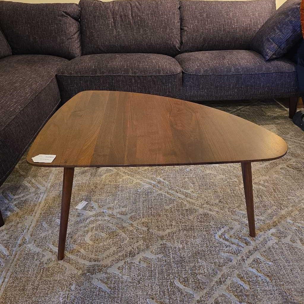 Oak Wedge Coffee Table