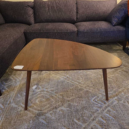 Oak Wedge Coffee Table