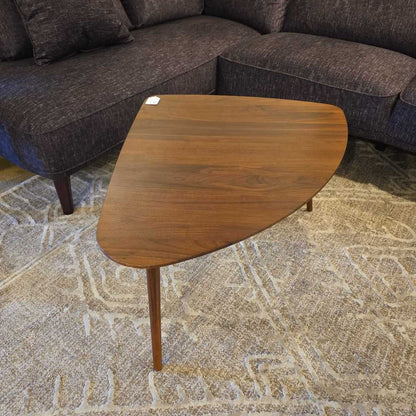 Oak Wedge Coffee Table