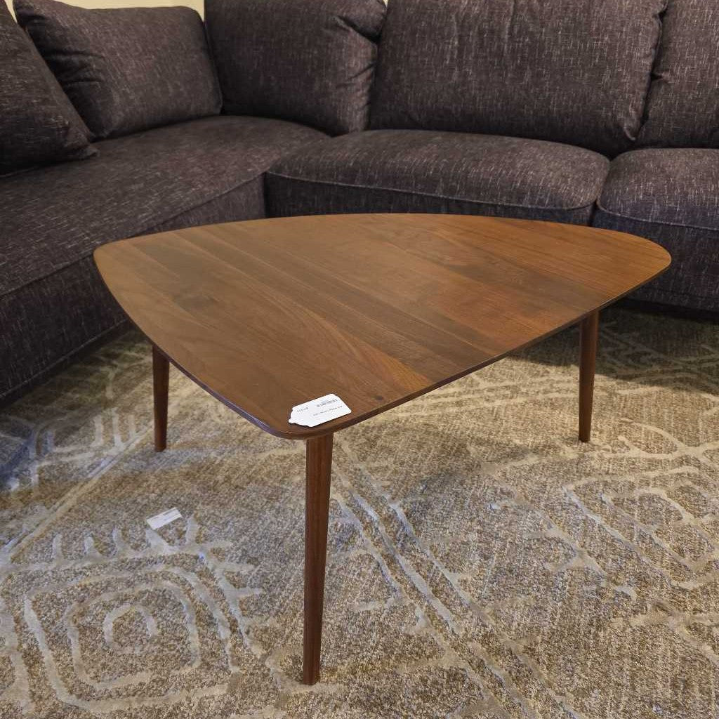 Oak Wedge Coffee Table