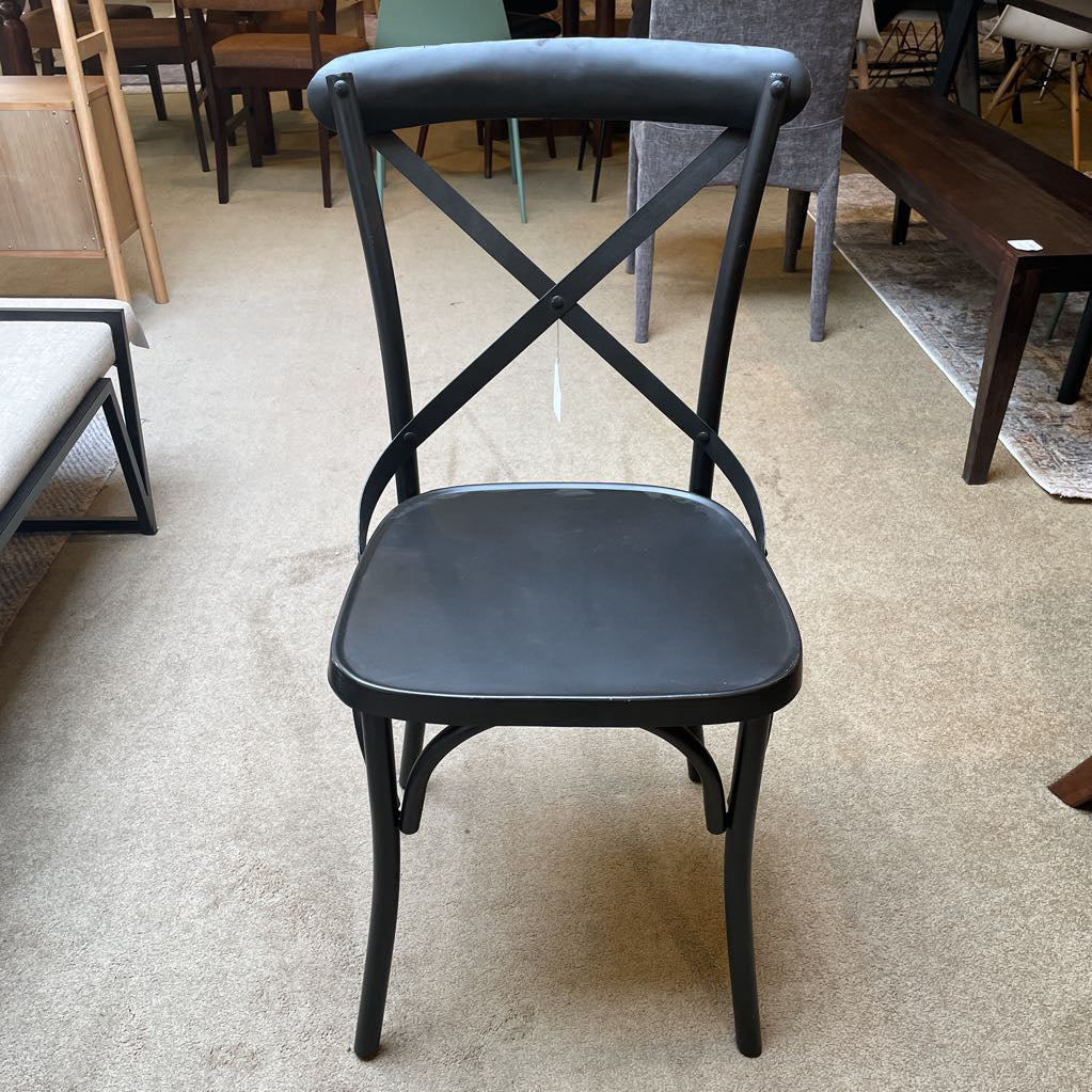 Gray Cafe Chair U ACCENT CHAIRS